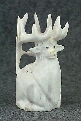 Elk Zuni Fetish Carving - Maxx Laate