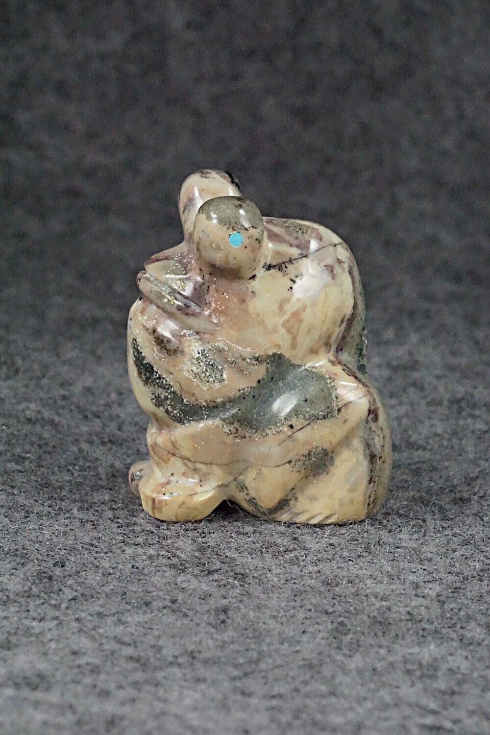 Frog Zuni Fetish Carving - Fred Weekoty
