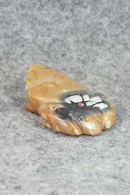 Frog Zuni Fetish Carving - Todd Lowsayatee