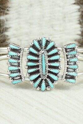 Turquoise & Sterling Silver Bracelet - Judy Wallace