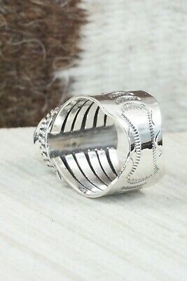 Turquoise and Sterling Silver Ring - Bucky Belin - Size 9