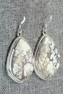 Wild Horse & Sterling Silver Earrings - Annie Spencer