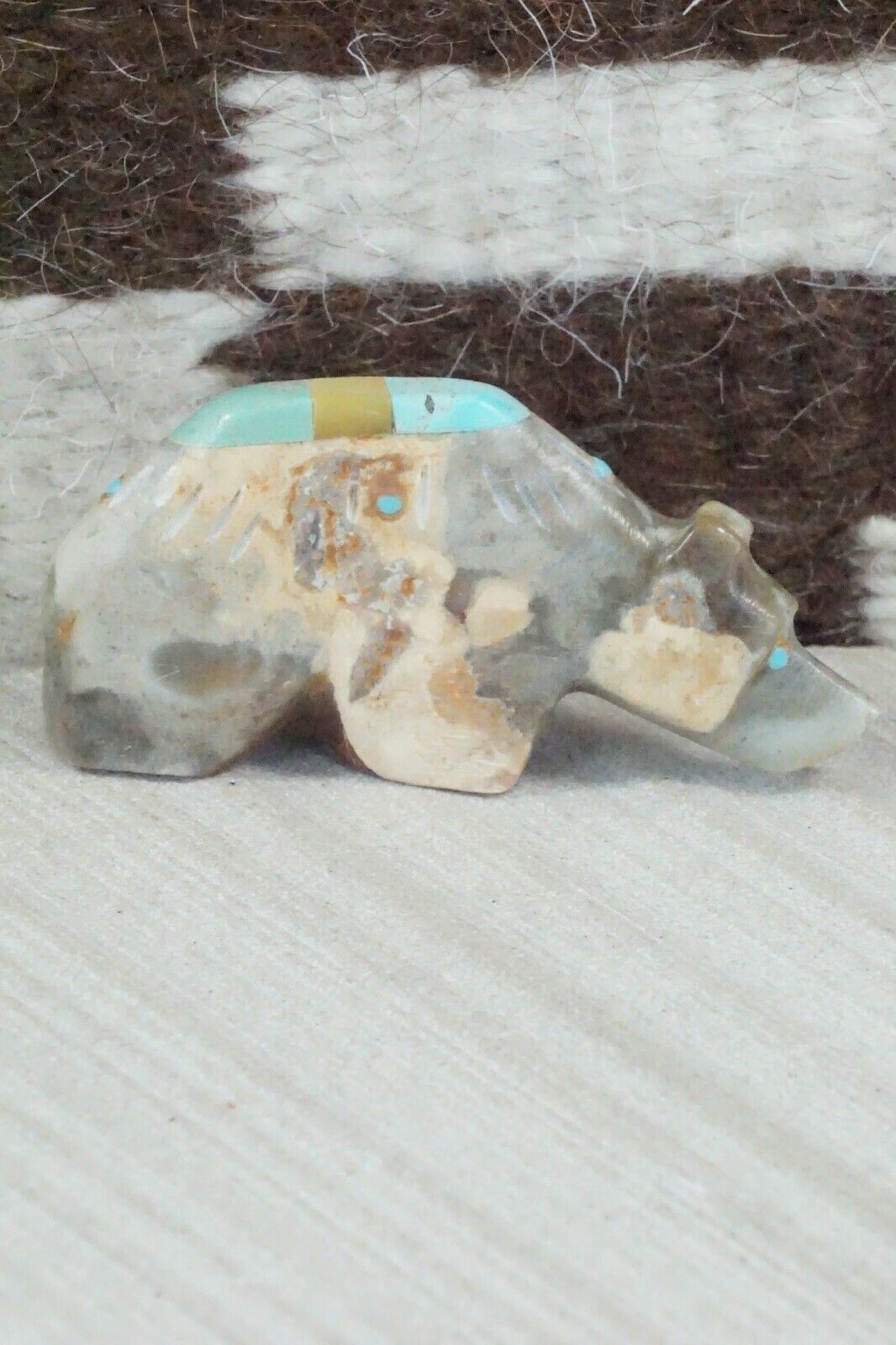 Bear Zuni Fetish Carving - Brandon Phillips