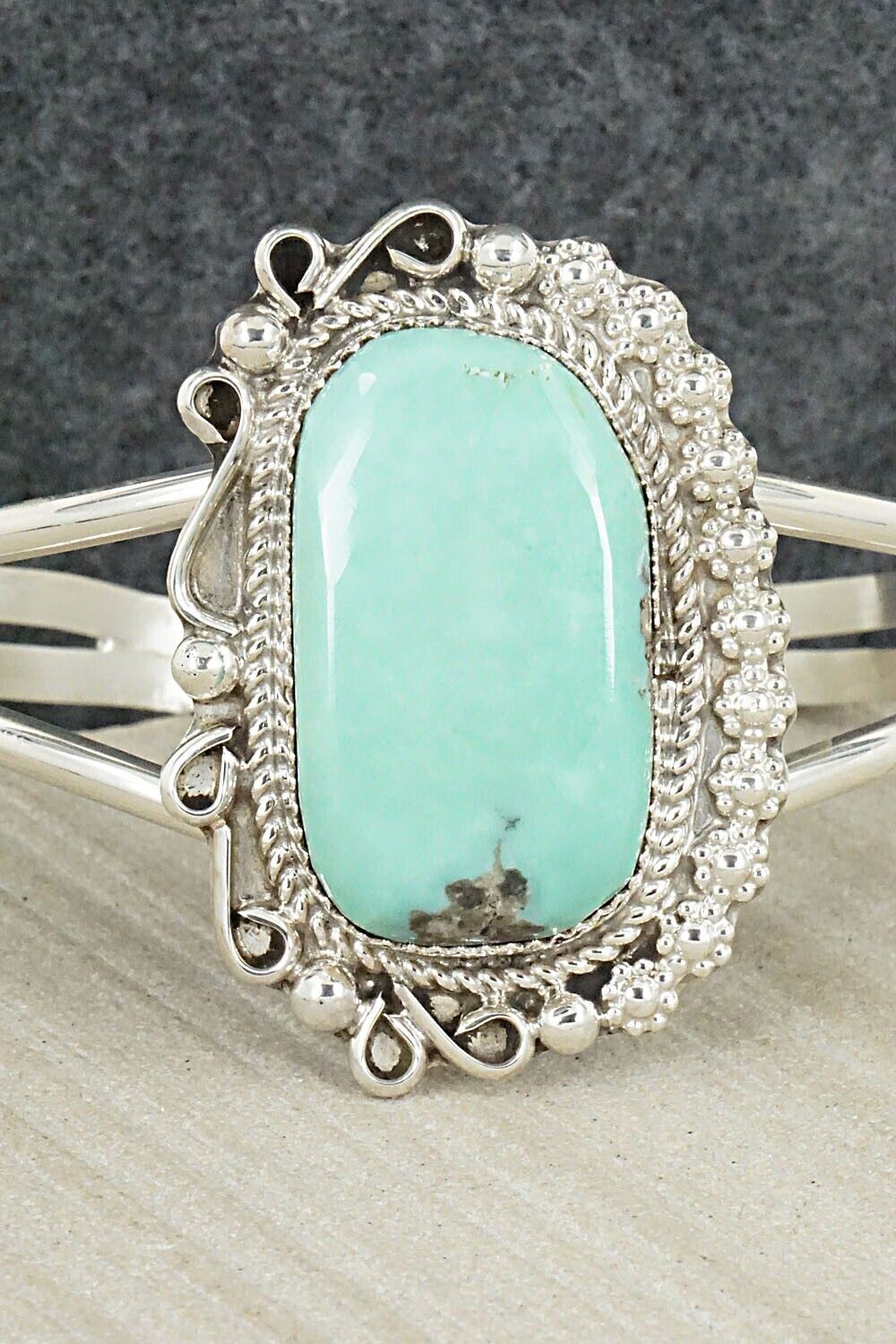 Turquoise & Sterling Silver Bracelet - Donavan Nez