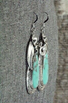 Turquoise & Sterling Silver Earrings - Davey Morgan