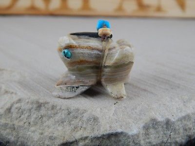 Frog Zuni Fetish Carving - Rick Quam - High Lonesome Trading