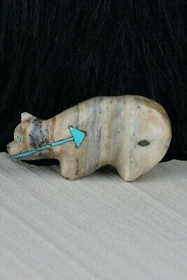 Bear Zuni Fetish Carving - Kevin Quam - High Lonesome Trading
