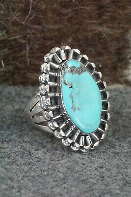 Turquoise & Sterling Silver Ring - Jimson Belin - Size 7.5