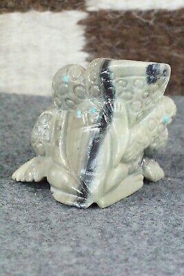 Frog Zuni Fetish Carving - Shanice Hattie - High Lonesome Trading