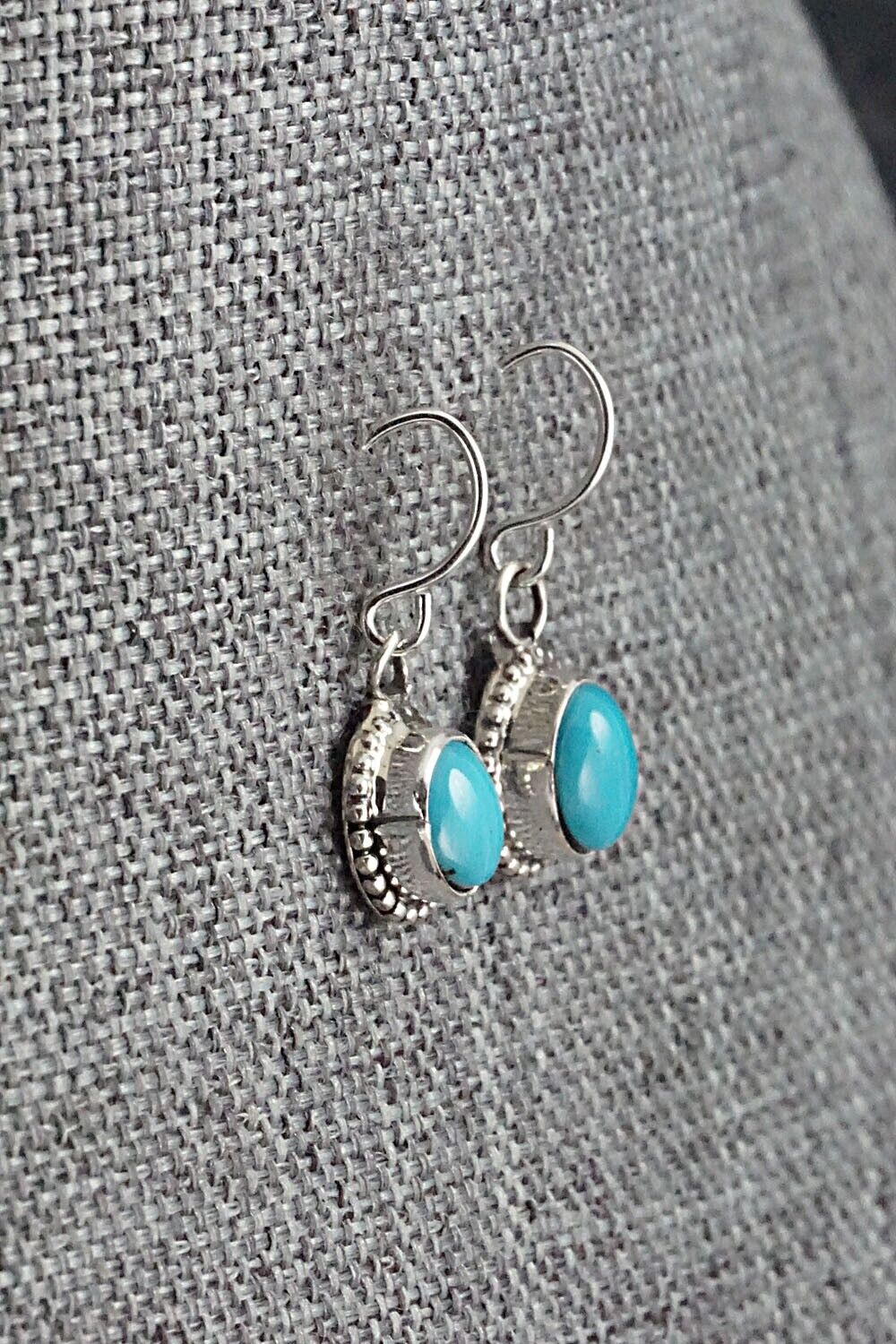 Turquoise & Sterling Silver Earrings - Jan Mariano