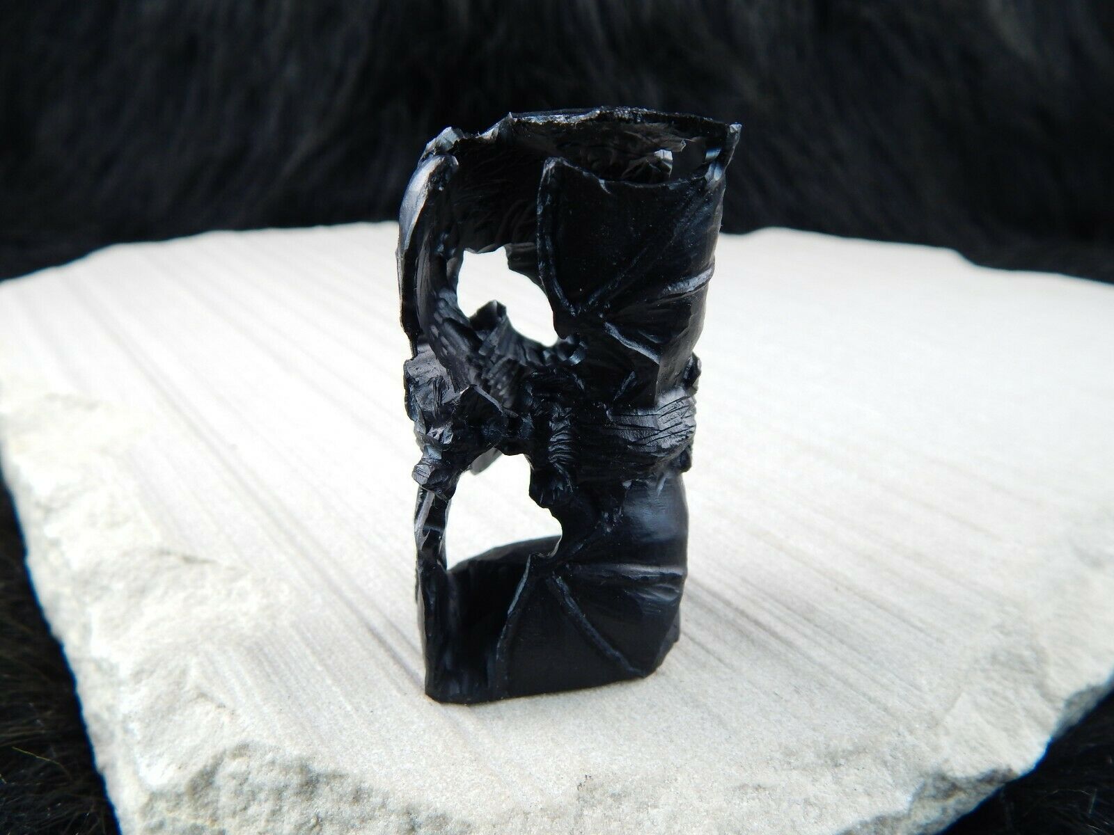 Bats Zuni Fetish Carving - Lewis Manning - High Lonesome Trading