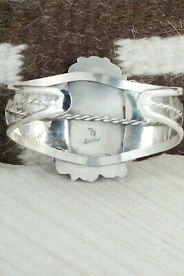 Turquoise, Coral & Sterling Silver Bracelet - Shirley Largo