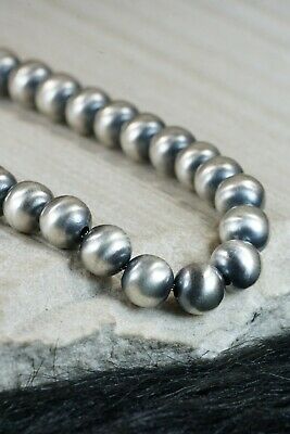 Navajo Sterling Silver Pearl Necklace - Jan Mariano