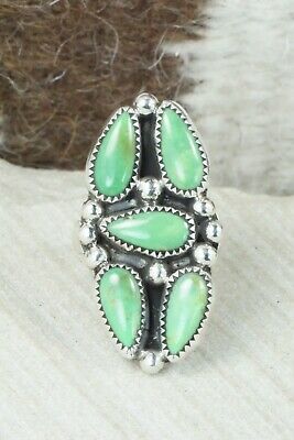 Turquoise & Sterling Silver Ring - Priscilla Reeder - Ring 7.75