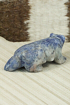 Badger Zuni Fetish Carving - Ronnie Lunasee