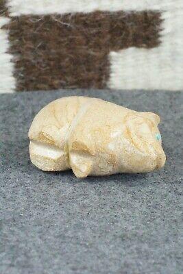 Bear Zuni Fetish Carving - Delvin Leekya - High Lonesome Trading