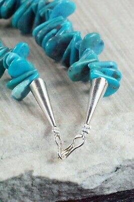 Turquoise & Sterling Silver Necklace - Louise Joe