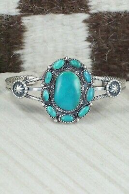 Turquoise & Sterling Silver Bracelet - Roberta Begay