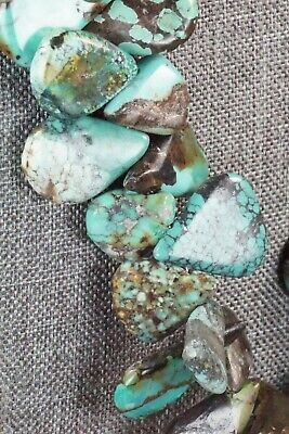 Turquoise & Sterling Silver Necklace - Navajo