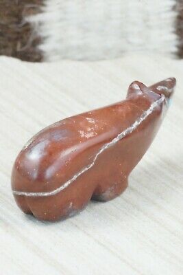 Bear Zuni Fetish Carving - Ronnie Lunasee