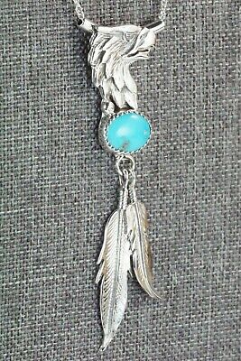 Turquoise & Sterling Silver Necklace - Sharon McCarthy - High Lonesome Trading