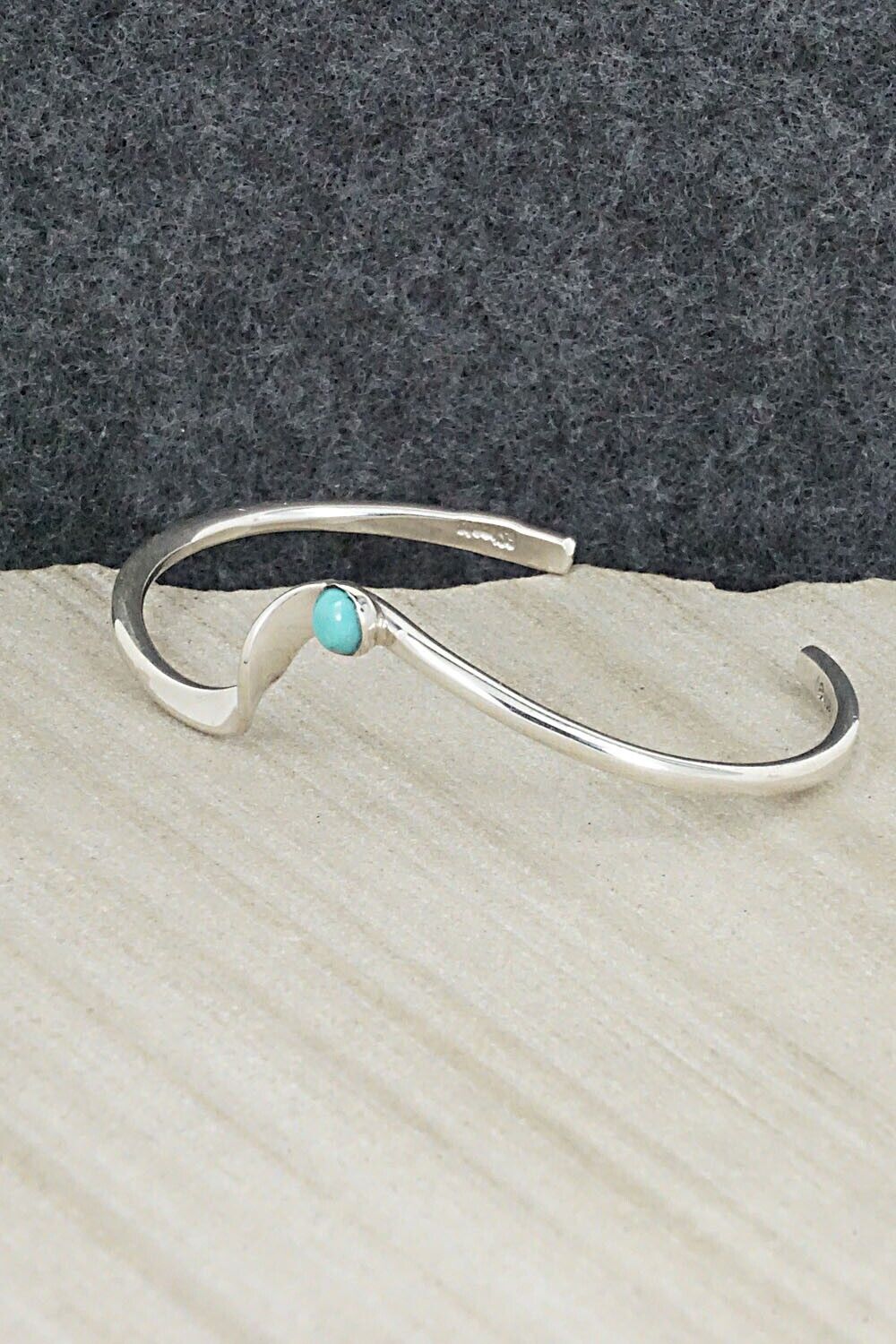 Turquoise & Sterling Silver Bracelet - Yolanda Skeets