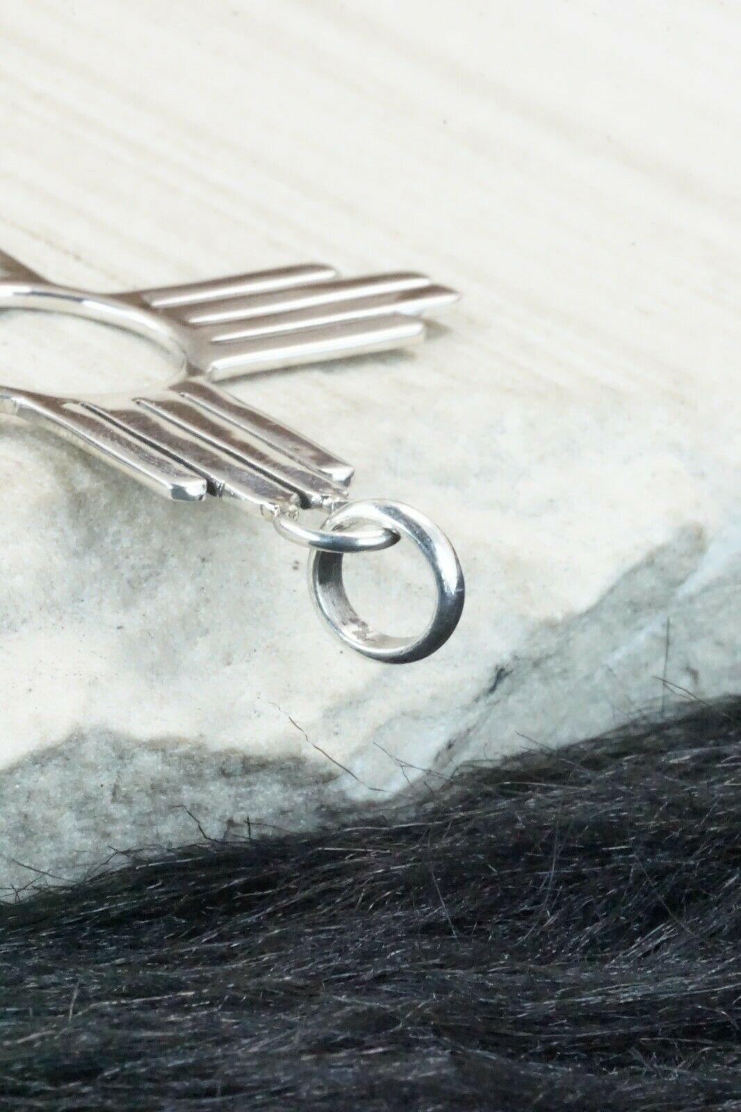 Sterling Silver Zia Pendant - Thomas Valencia