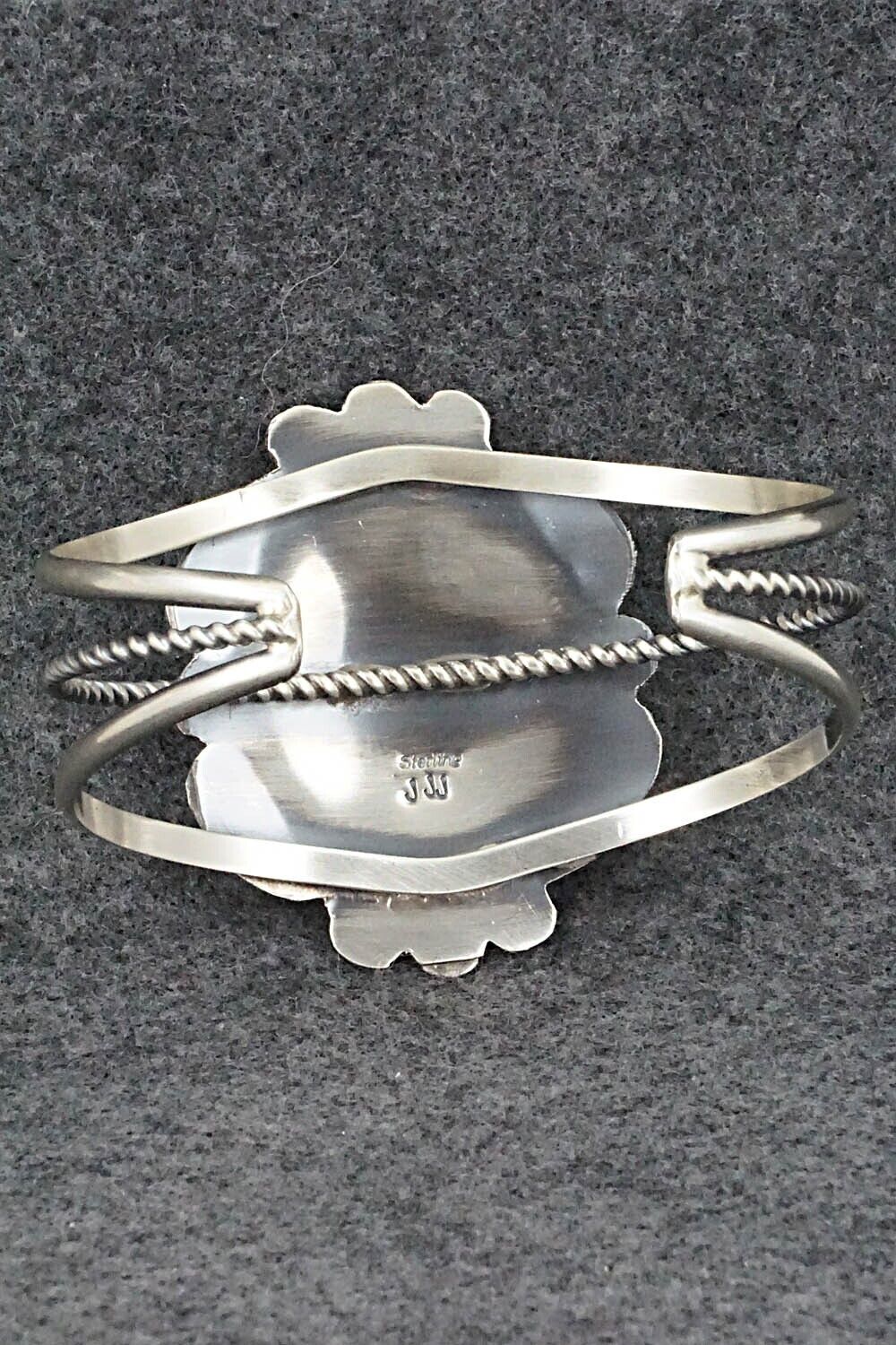 White Buffalo & Sterling Silver Bracelet - Jeff James
