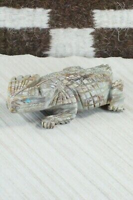 Horned Toad Zuni Fetish Carving - Tony Mackel