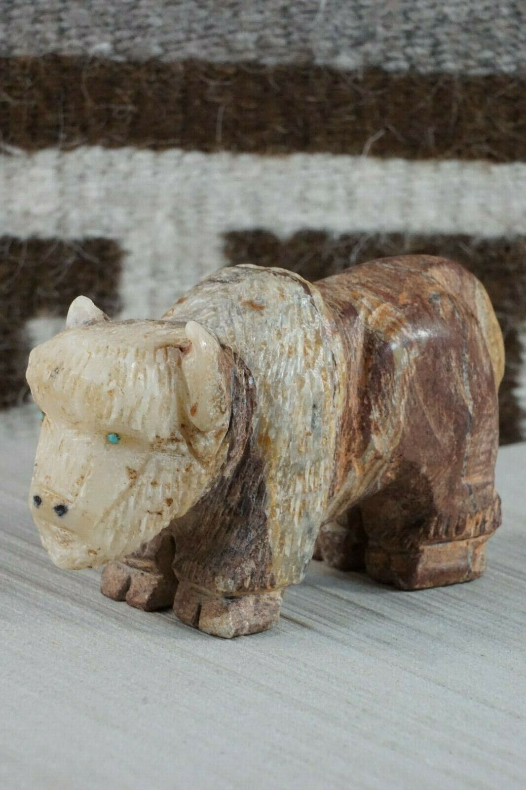 Buffalo Zuni Fetish Carving - Jon Quam - High Lonesome Trading