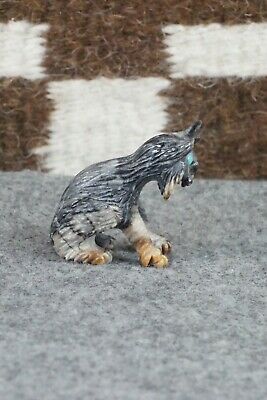 Bobcat Zuni Fetish Carving - Bernard Laiwakete