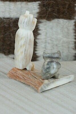 Owl Zuni Fetish Carving - Brandon Phillips