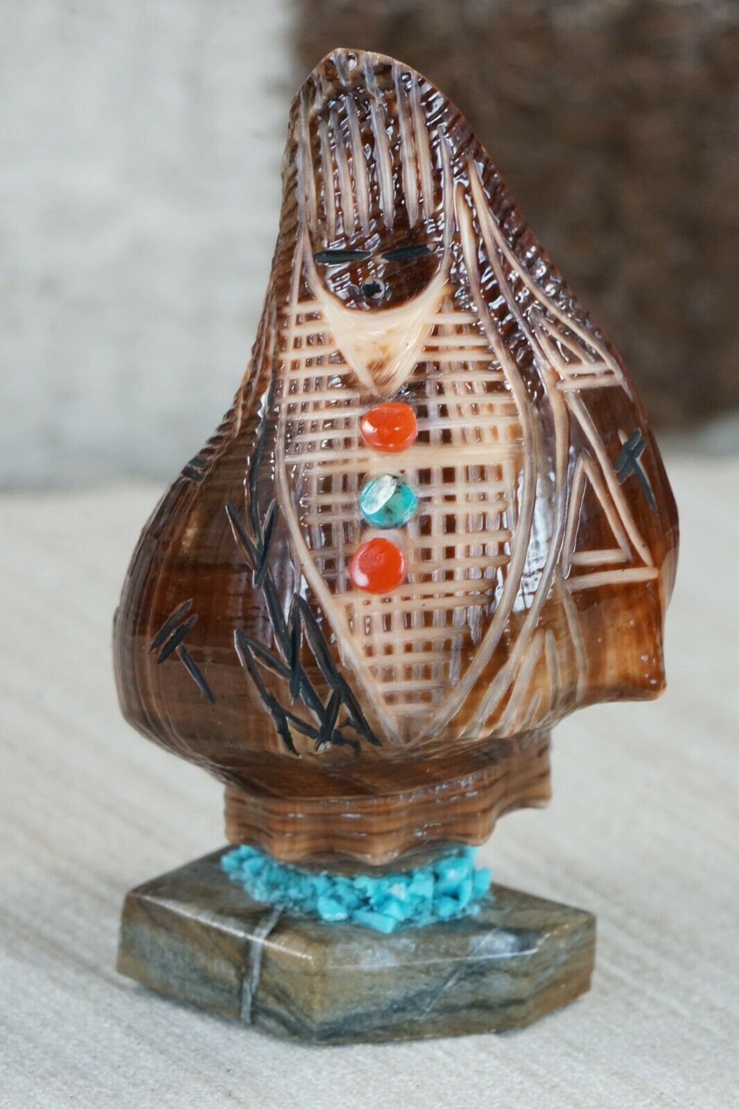 Corn Maiden Zuni Fetish Carving - Gloria Chattin