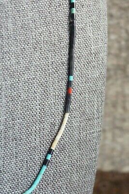 Turquoise, Shell, Coral & Sterling Silver Necklace - Esquipula Tenorio