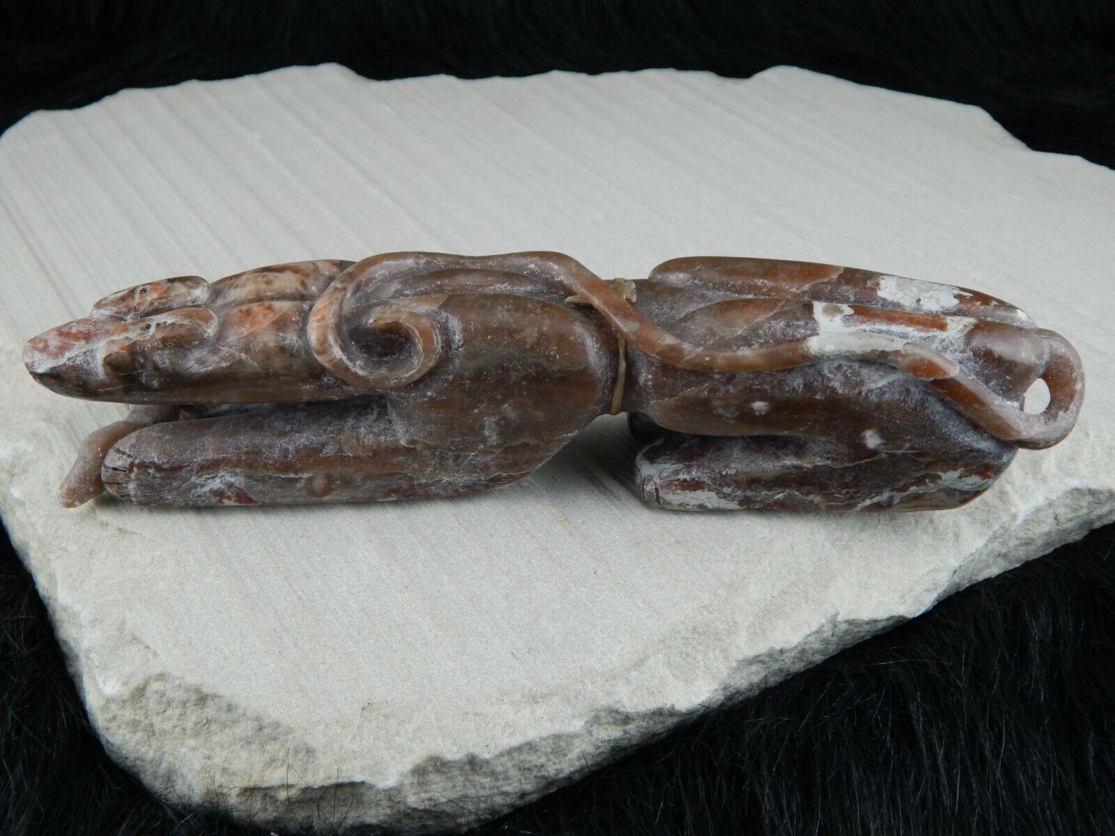 Bear Zuni Fetish Carving - Rick Kallestewa - High Lonesome Trading
