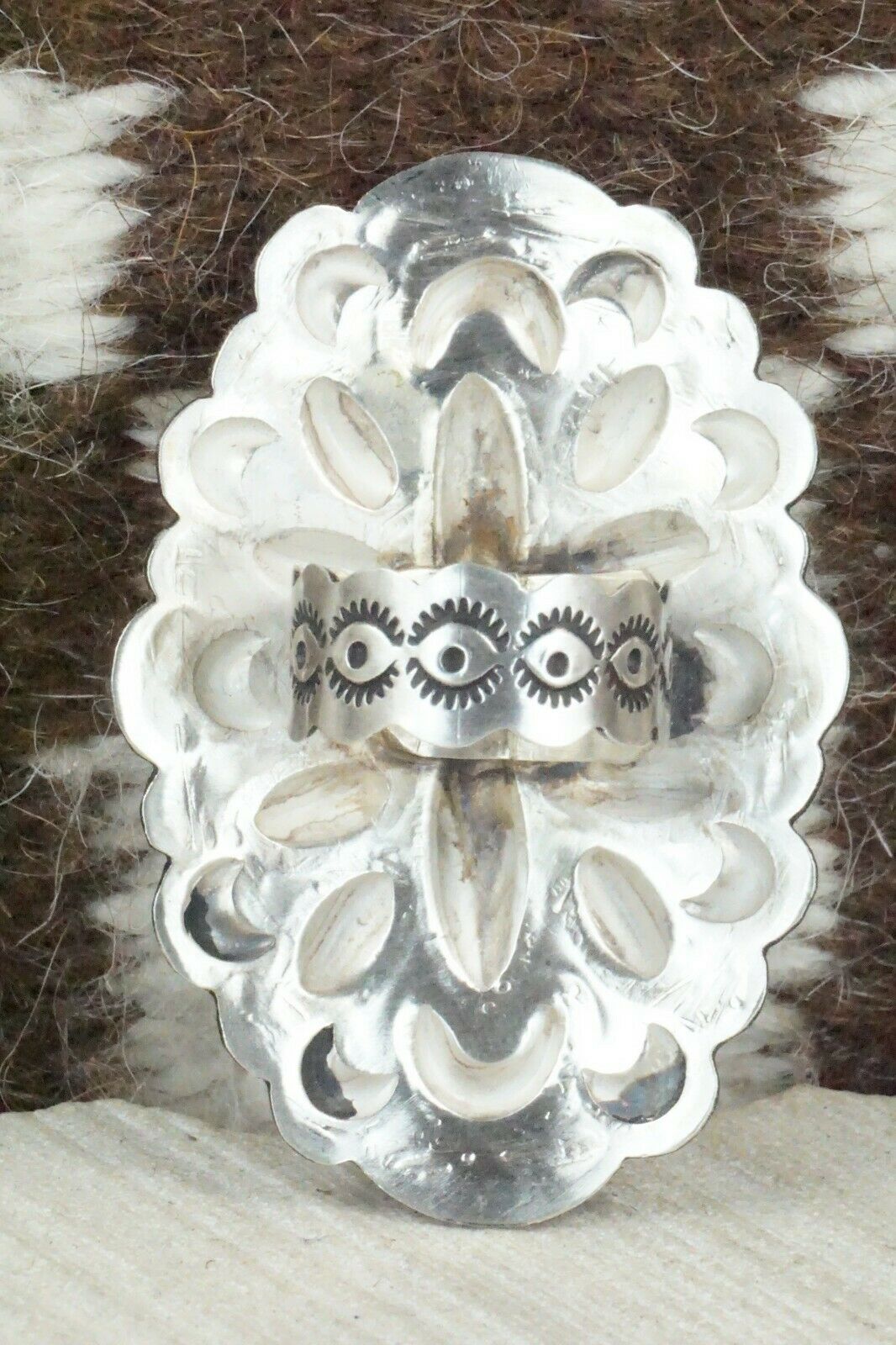 Sterling Silver Ring - Leander Tahe - Size 7.5
