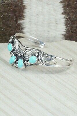 Turquoise & Sterling Silver Bracelet - Roberta Begay
