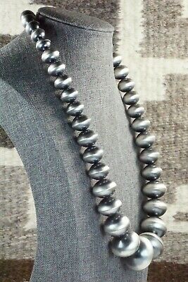 Sterling Silver Navajo Pearl Necklace - Presley Haley