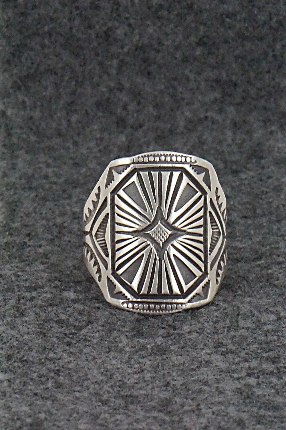Sterling Silver Ring - Calvin Martinez - Size 9.5