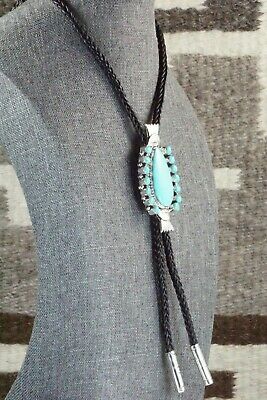 Turquoise & Sterling Silver Bolo Tie - Annette Martinez