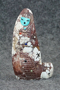 Corn Maiden Zuni Fetish Carving - Sandra Quandelacy