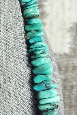 Turquoise & Sterling Silver Necklace - Navajo