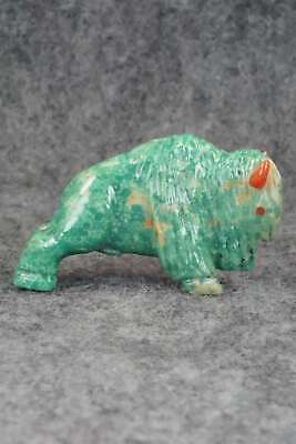 Buffalo Zuni Fetish Carving - Andres Quandelacy