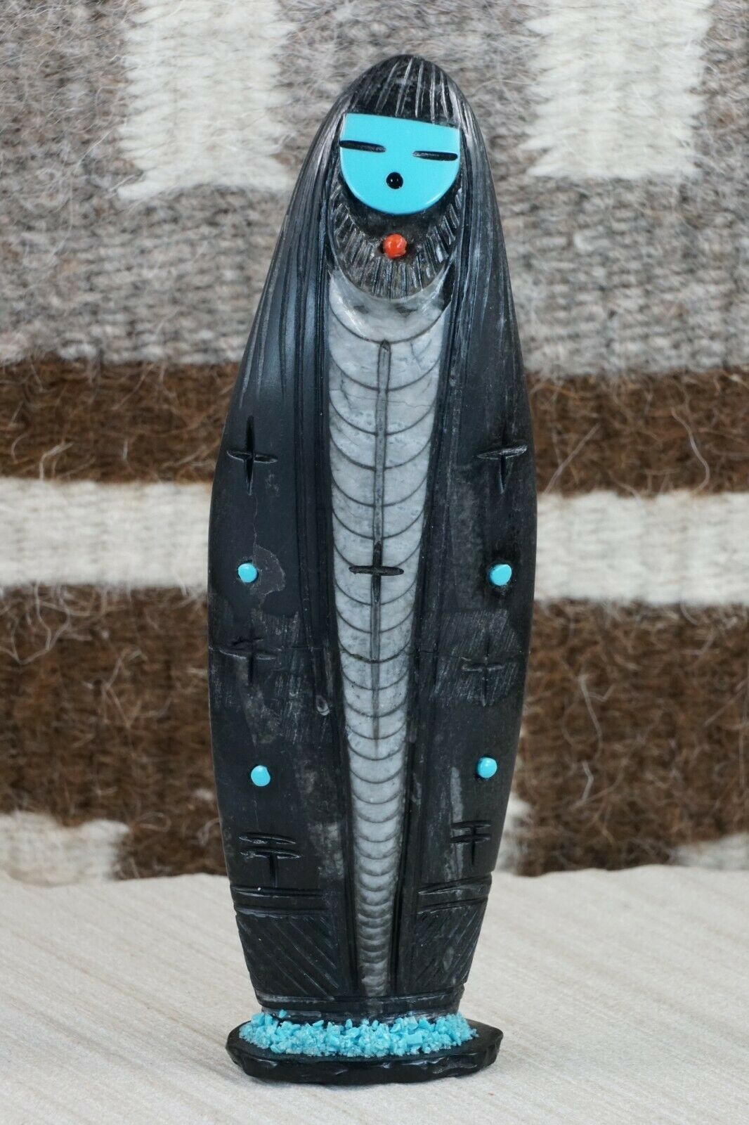 Corn Maiden Zuni Fetish Carving - Stuart Quandelacy