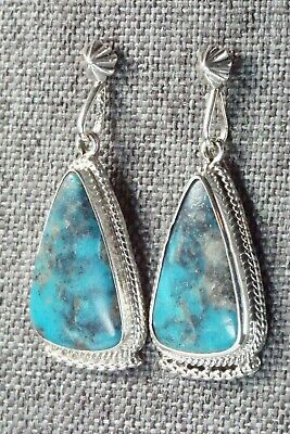 Turquoise & Sterling Silver Earrings - Sharon McCarthy