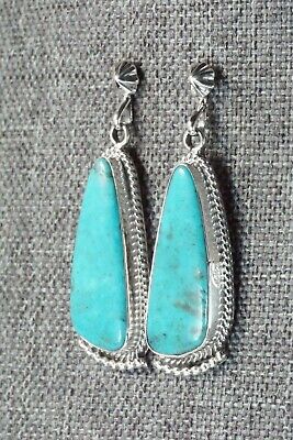 Turquoise & Sterling Silver Earrings - Verley Betone