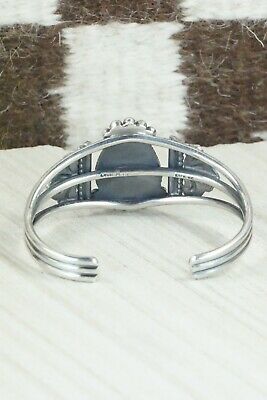 Turquoise and Sterling Silver Bracelet - Leon Martinez