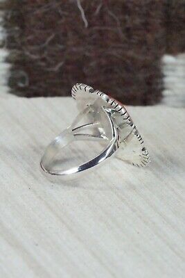Spiny Oyster and Sterling Silver Ring - Andrew Vandever - Size 8.75