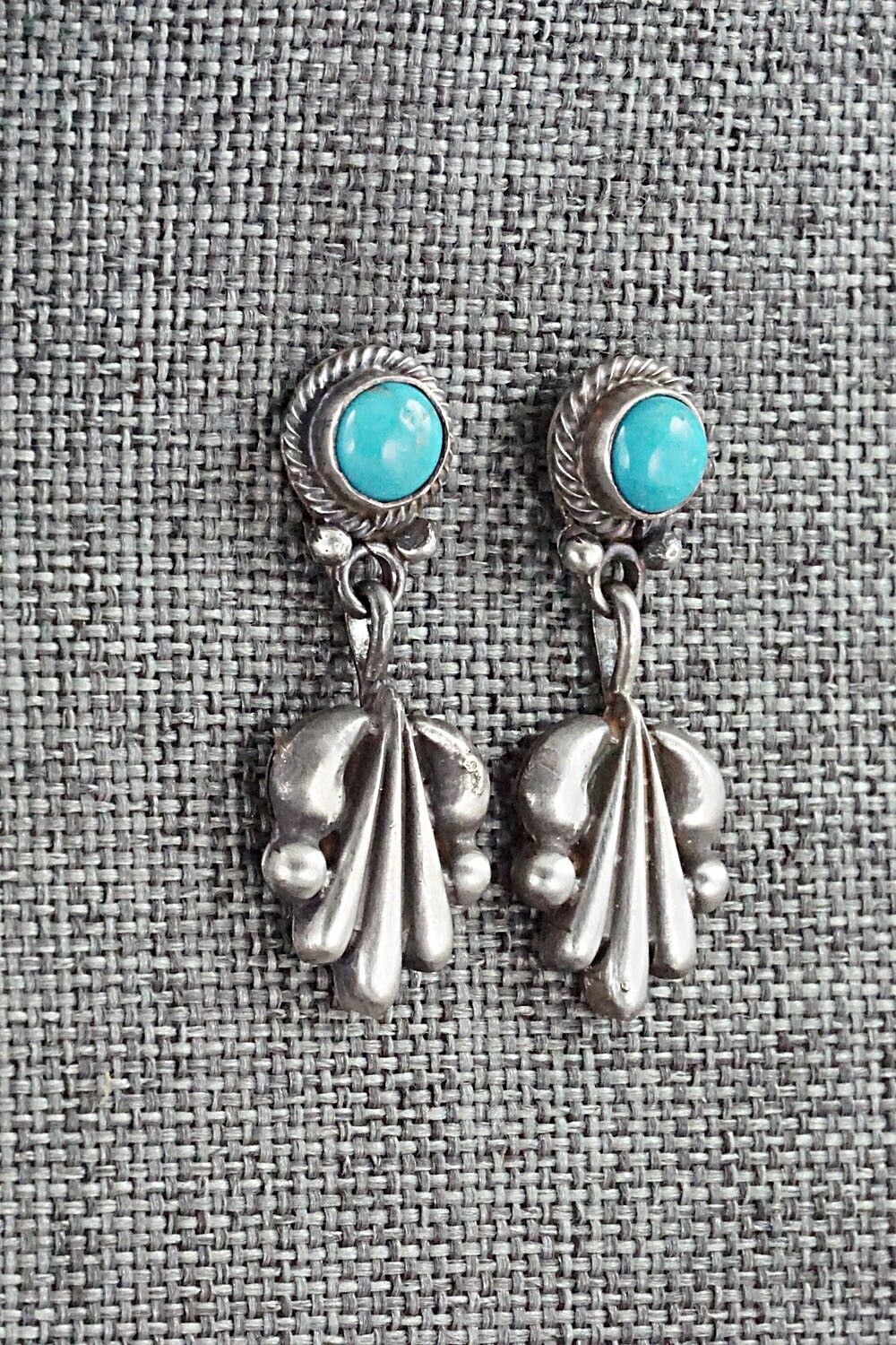 Turquoise & Sterling Silver Earrings - Annie Spencer