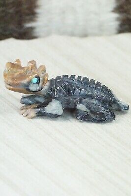 Horned Toad Zuni Fetish Carving - Dana Malani
